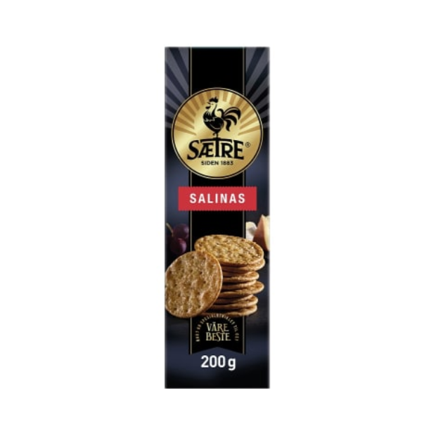 Salinas Crackers - Salinas Kjeks 200g Sætres Beste